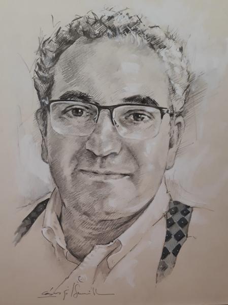 Mazario, lápiz sobre papel